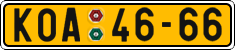 License plate of the Czech Republic, Commercial vehicles (1960)