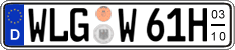 German license plate, Seasonal plates (Oldtimers)