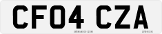 License plate of the United Kingdom, 2001 year system