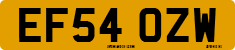 License plate of the United Kingdom, 2001 year system