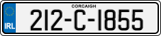 License plate of Ireland, Regular plates