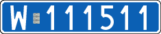 License plates of Poland, Diplomatic