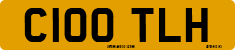 License plate of the United Kingdom, 1983 year system