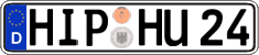 German license plate, Regular plates