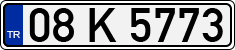 License plate of Turkey, Regular plates