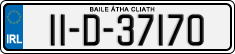 License plate of Ireland, Regular plates
