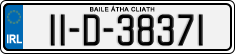 License plate of Ireland, Regular plates