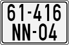 License plate of Vietnam, Diplomatic