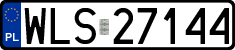 License plates of Poland, Regular car plates