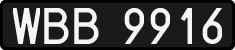 License plates of Poland, 1976 year system