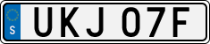 License plate of Sweden, Regular plates