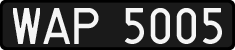 License plates of Poland, 1976 year system