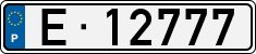 License plate of Portugal, Trailers