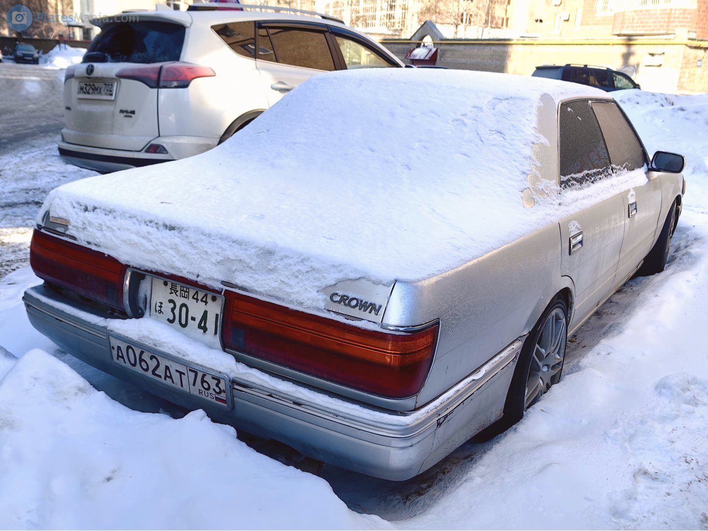 長岡 44 ほ 3041, License plate without vehicle 