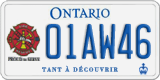 Ontario, Specialty plates (12AB34)