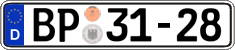 German license plate, Authorities and federal agencies