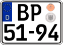German license plate, Authorities and federal agencies