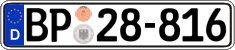 German license plate, Authorities and federal agencies