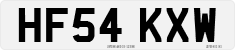 License plate of the United Kingdom, 2001 year system