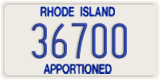 Rhode Island, Apportioned