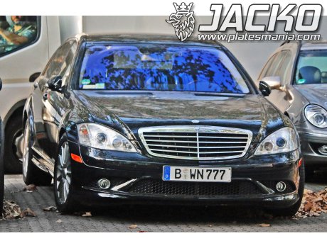 B WN 777, Mercedes-Benz S-Klasse