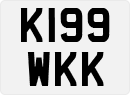 License plate of the United Kingdom, 1983 year system