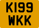 License plate of the United Kingdom, 1983 year system