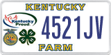Kentucky, Specialty plates (1234AB)