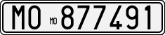 License plate of Italy, Cars (1927 year series)