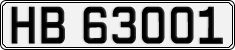 License plate of Norway, Cars