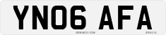 License plate of the United Kingdom, 2001 year system