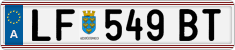 License plate of Austria, Regular plates