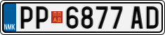 License plate of North Macedonia, Regular plates (2012)