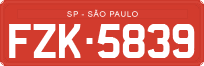 License plate of Brazil, Commercial vehicles (1990)