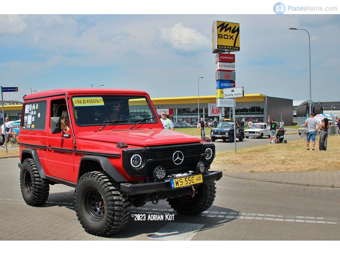 WS 55C, Mercedes-Benz G-Klasse 1st gen 3-door SUV (W460/W461; Utility-spec), 1979–2001
