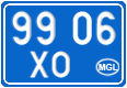 License plate of Mongolia, Cars