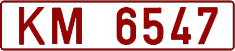License plate Belarus, Trucks and buses (1992)