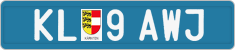 License plate of Austria, Dealer