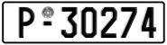 License plate of Greece, Trailers