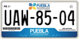 Puebla, Cars (AAA-00-00)