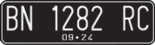 License plate of Indonesia, Regular plates