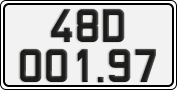 License plate of Vietnam, Cars