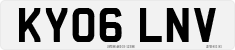 License plate of the United Kingdom, 2001 year system