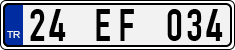 License plate of Turkey, Regular plates