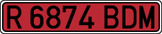 License plates of Spain, Specialty plates