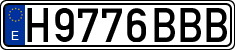 License plates of Spain, Specialty plates