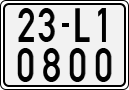 License plate of Vietnam, Motorcycles