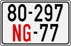 License plate of Vietnam, Diplomatic