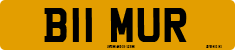 License plate of the United Kingdom, 1983 year system