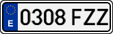 License plates of Spain, Ordinary (2000)